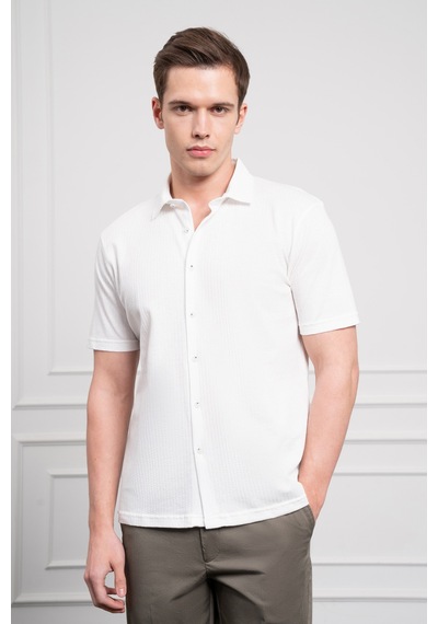 Morven Erkek Ekru Trend Apaçi Yaka Dynamic Fit Kısa Kollu Gömlek 25ys004006454 Ekru Ekru Morven Erkek Ekru Trend Apaçi Yaka Dynamic Fit Kısa Kollu Gömlek 25ys004006454 Ekru Ekru