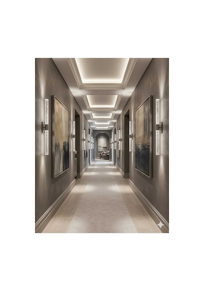 Bubblelight Large 51 Cm Modern Tasarım Led Aplik - Duvar Lambası - Antrasit Gri - Pilli - Beyaz Led Antrasit Pilli
