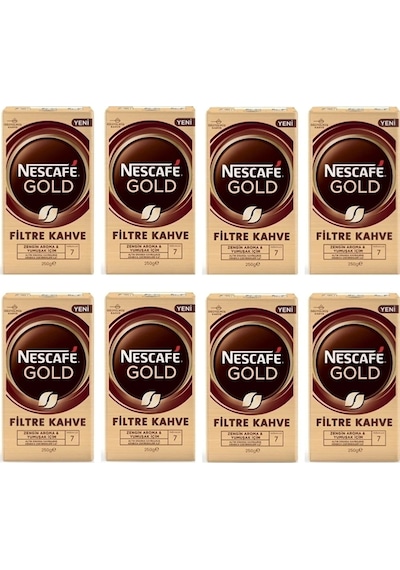 Nescafe Gold Filtre Kahve 8 x 250 G