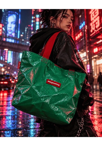Baghashtag Poly Maxi Yeşil Çanta
