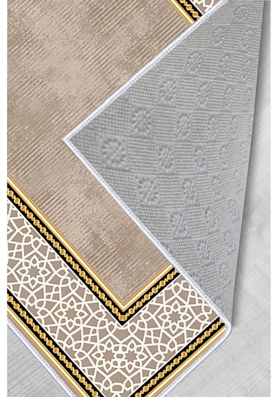 Rovigo Home Dijital Baskı Yıkanabilir Kaymaz Taban Salon Halısı RVG0149-SM39 Çok Renkli