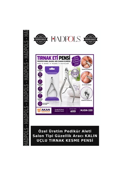 Özel Üretim Pedikür Aleti Salon Tipi Güzellik Aracı Kalın Uçlu Tırnak Kesme Pensi