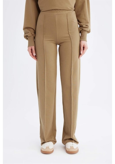 Defacto Wide Leg Geniş Bol Paça Basic Düz Sweatshirt Kumaş Eşofman Altı D4805AX24AUKH459 Haki Defacto Wide Leg Geniş Bol Paça Basic Düz Sweatshirt Kumaş Eşofman Altı D4805AX24AUKH459 Haki