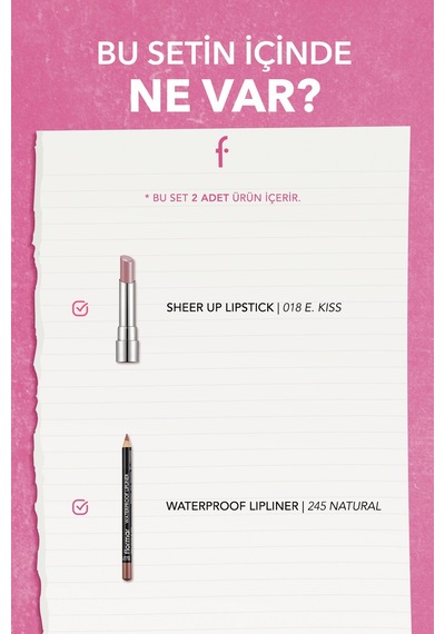 Natural Lips - 018 Enchanted Kiss & 245 Natural SET310