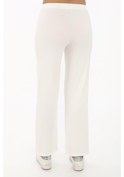 Extra Yumuşak Uzun Viskon Pantolon Home&outdoor-krem Krem