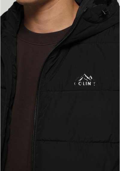 Colin's Colins Regular Fit Kapüşonlu Fermuarlı Astarlı Erkek Siyah Yelek Cl1082077 Q1.v1 Blk