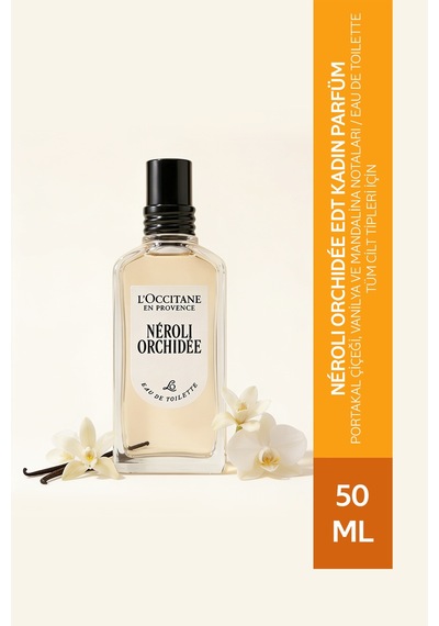 Néroli Orchidée Parfüm, Edt, Kadın, Mandalina, Portakal Çiçeği Ve Vanilya Notaları, 50 Ml Çiçeksi