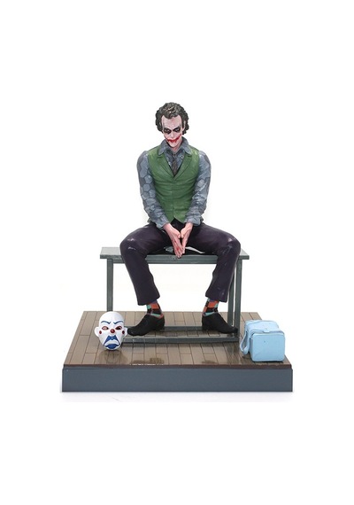 Delux Serisi Aksesuar Ev Ofis Joker Palyaço Maskeli Oturan Dekoratif Figür
