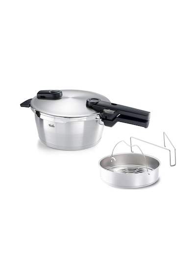 Fissler Vitaquick Premium 3.5 Litre Düdüklü Tencere With İnsert Gri