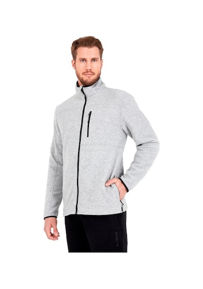 BLACKSPADE Önden Fermuarlı Polar Mont Gri L