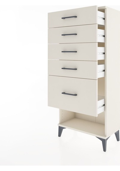 Hyperion Dolap 5 Çekmeceli 60x44x134 Aytaşı-aytaşı Aytaşı