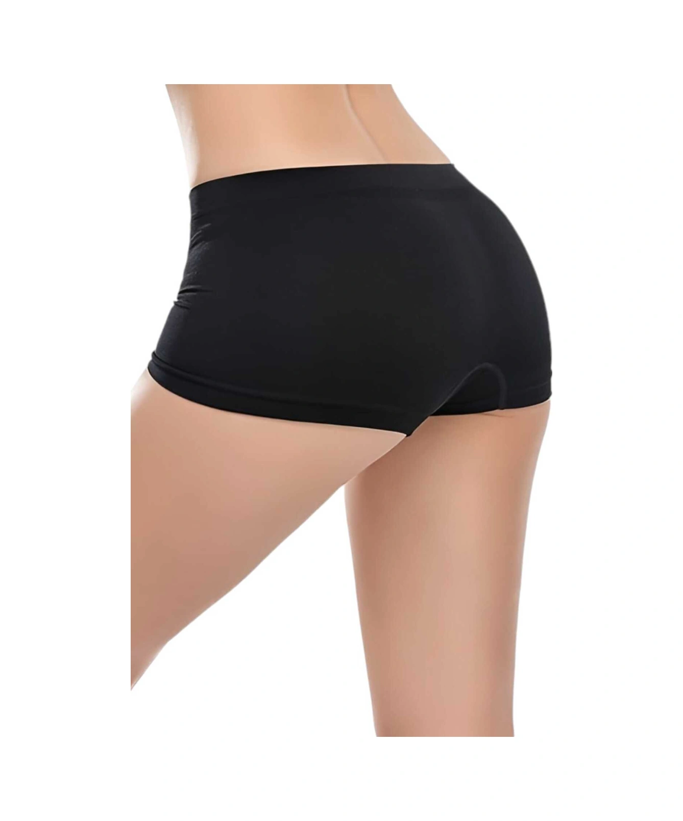 Tezzgelsin Kadın Dikişsiz Boxer 3'lü Set Siyah