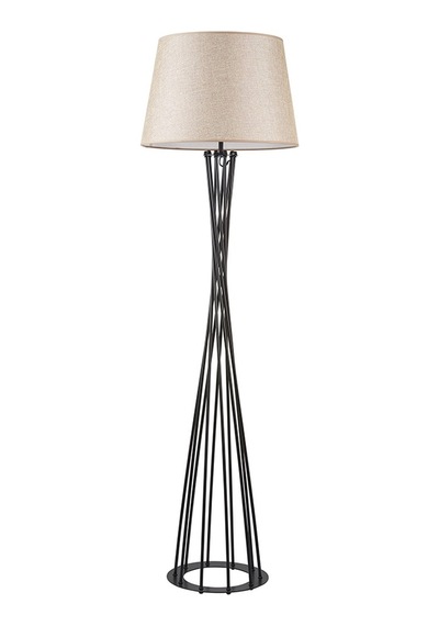 Mylights Demet Habek Retro Siyah Lambader Krem Başlık 45 Cm Cap