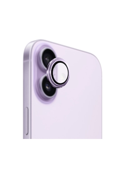Safeus 9h+ Safir Temperli Kamera Lens Koruyucu, Apple Uyumlu iPhone 17 İle Lavanta