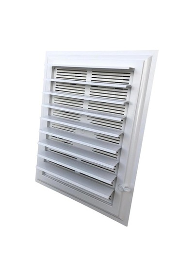 Menpaj Panjurlife Havalandırma Menfez Panjur 53x55cm Yapışkanlı Vidalı Pl5355