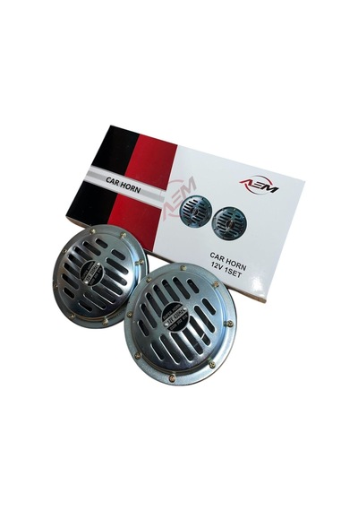 3 Borulu Havalı Arap Korna Kromlu Elektrikli 12 Volt Universal Tip