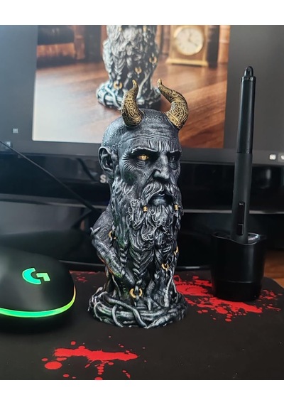 İskandinav Mitolojisi Bilge Büstü - 15 Cm El Boyaması Özel Tasarım Reçine Figür - Viking Temalı Koleksiyonluk M Diğer İskandinav Mitolojisi Bilge Büstü - 15 Cm El Boyaması Özel Tasarım Reçine Figür - Viking Temalı Koleksiyonluk M Diğer