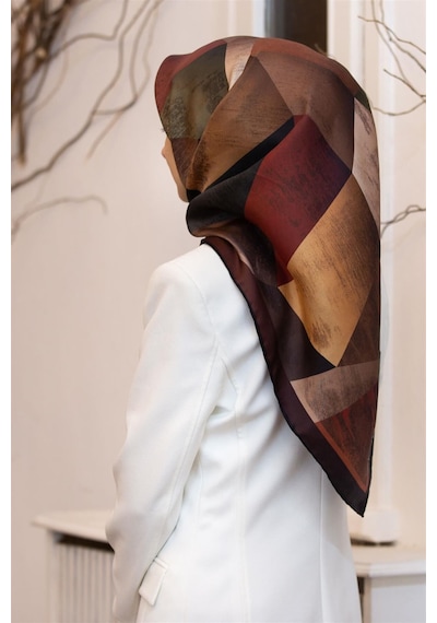 Vissona Twill İpek Eşarp - 936 - 0018-0036 - Kadın