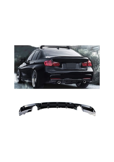 BMW F30 2012-2018 TAİWAN SAG-SOL TEK ÇIKIŞ ARKA DİFÜZÖR
