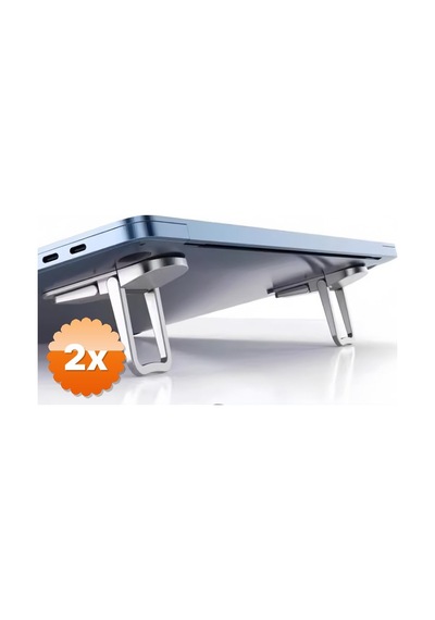 2 Adet Laptop Standı 2 Kademeli Yükseltme Ayarlı 2 Adet