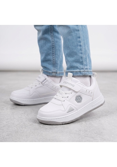 Hayo Çocuk Cırtlı Rahat Hafif Günlük Sneaker Spor Ayakkabı Beyaz