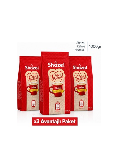 Shazel Kahve Kreması - 1000 G Flat Bottom