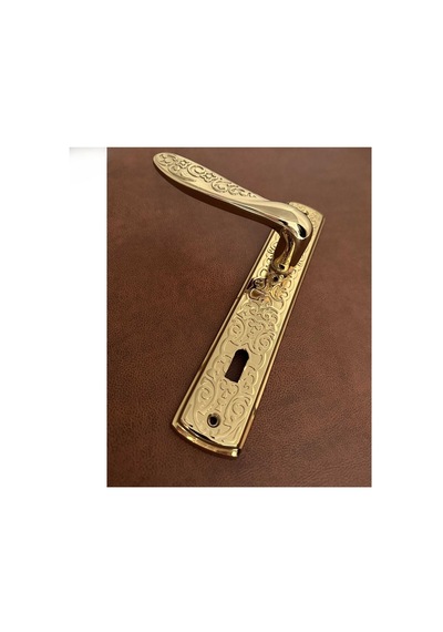Özen Handles İmza Titanyum Zk19 Zamak Aynalı Oda Kapı Kolu 1 Takım