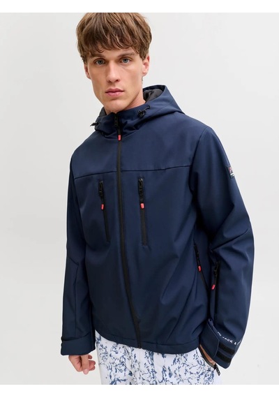 Jack & Jones Jack&jones Jjlagarde Softshell Erkek Mont 12284699 Navy Blazer