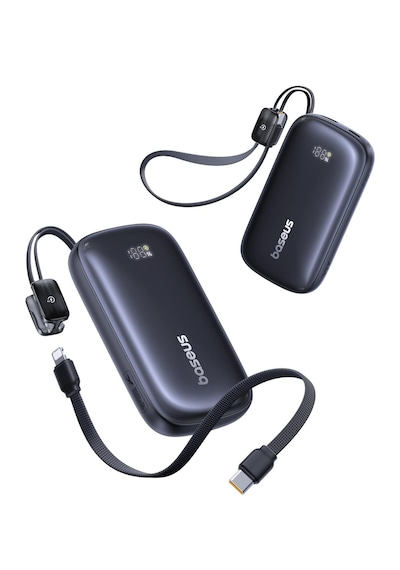 Baseus Enerfill Fc21 Qpow3 Ultra Dijital Göstergeli Powerbank 10.000 Mah 22.5w - Siyah Siyah