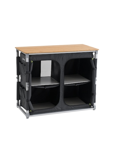 Outwell Padres Xl Storage Unit Bambu Portatif Kamp Mutfağı Çok Renkli
