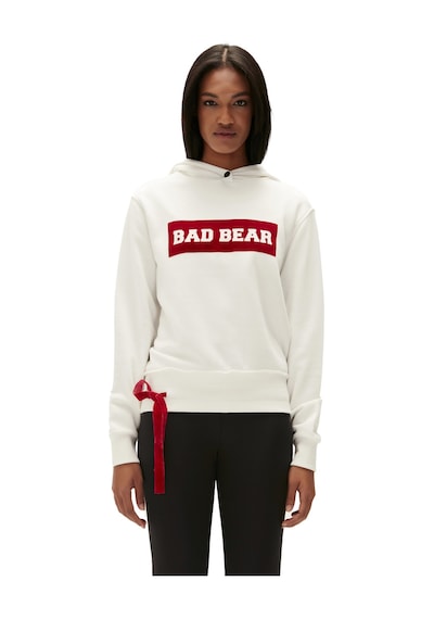 Bad Bear Flog Kadın Kapüşonlu SweatShirt- 22.04.12.007 Ekru
