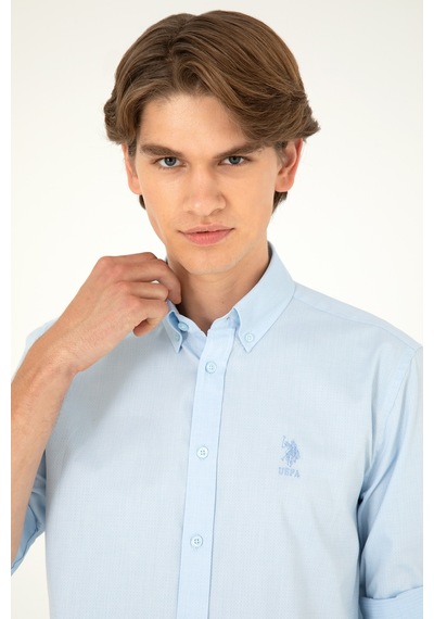 U.s. Polo Assn. Erkek Açık Mavi Gömlek Desenli 50283726-vr003 Açık Mavi U.s. Polo Assn. Erkek Açık Mavi Gömlek Desenli 50283726-vr003 Açık Mavi
