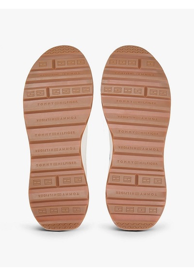 Tommy Hilfiger Fm0fm05721 Retro Runner Mix Leather Erkek Günlük Ayakkabı Beyaz