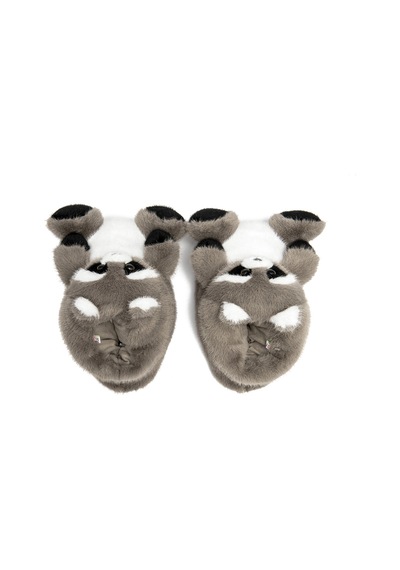 Twigy Koala 26 Kadın, Garson Boy Hayvanlı Panduf Gri 36/41