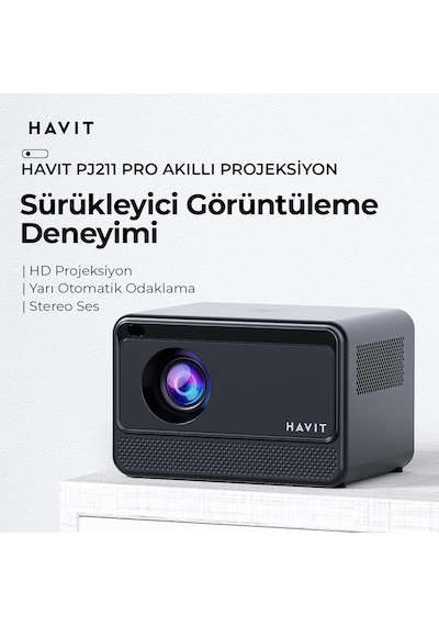 Havit PJ211 Pro Smart Projeksiyon Cihazı
