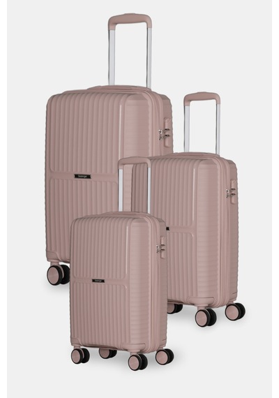 Slazenger Uber 3 Lü Set Unisex Pembe Valiz