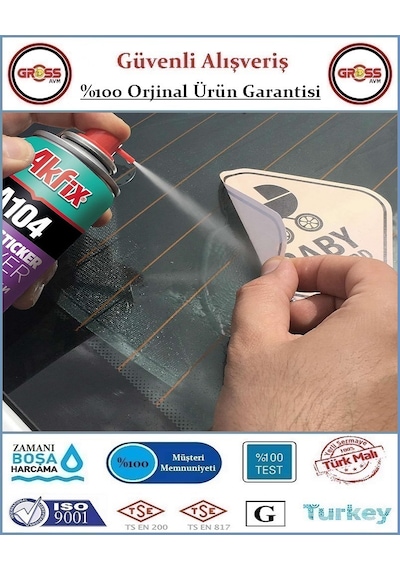 Akfix Etiket Bant Sökücü Sprey - 200ml