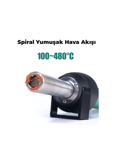 Yıhua-8858-I Isı Ayarlı Sıcak Hava Tabancası