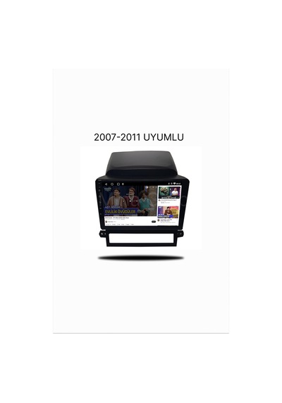 Snp Serisi Chevrolet Captiva 2007-2011 Uyumlu 9 İnç 4-64 Gb Carplay & Android Auto Multimedya Ekranı + Geri Görüş Kamerası 9"