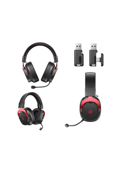 Heroad Vt200 6.0 Gaming Oyuncu Kulaklığı 53 Mm - Protein Deri 7.1 Surround 3 Mod 3.5mm, 2.4ghz, Bt