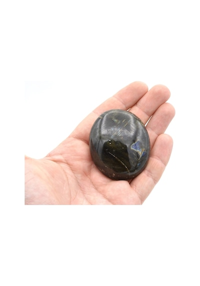 Hakiki Sabun Şeklinde Doğal Labradorit Taşı Kaya Parçası 107 Gram