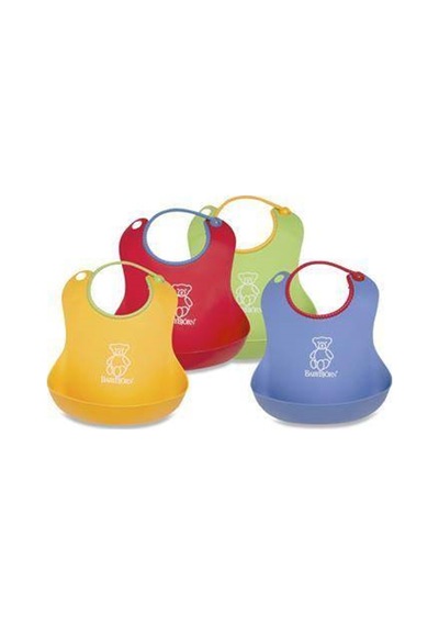 Plastik Bebek Önlüğü Dökülmelere Karşı Asorti Çok Renkli