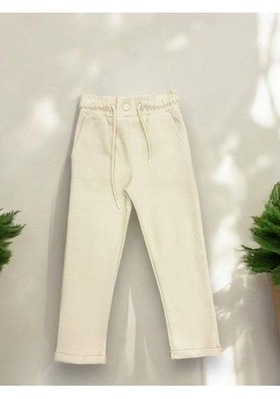 Zekids Erkek Çocuk Rahat Kalıp Beli Lastikli Pantolon-14502 Bej Zekids Erkek Çocuk Rahat Kalıp Beli Lastikli Pantolon-14502 Bej