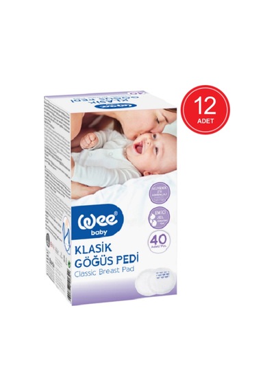 Wee Baby 132 Klasik Göğüs Pedi 12 x 40'lı