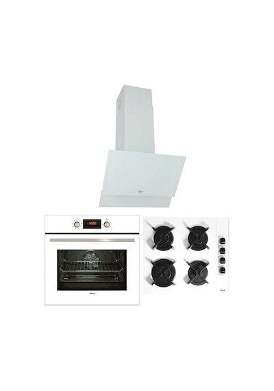 Teka HAK 629 WH -  GBC 64002 KBC WH - TVT 60 Beyaz Ankastre Set