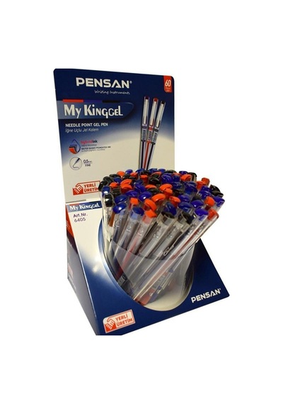 Pensan My-king Jel Metal Klipsli Msk 60 Lı Std 6405 Çok Renkli