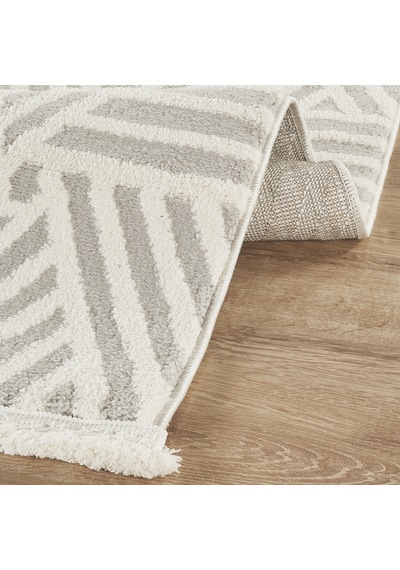 Kaşmir Halı 7/24 Plushy Tova Gray 160x230 Cm Gri