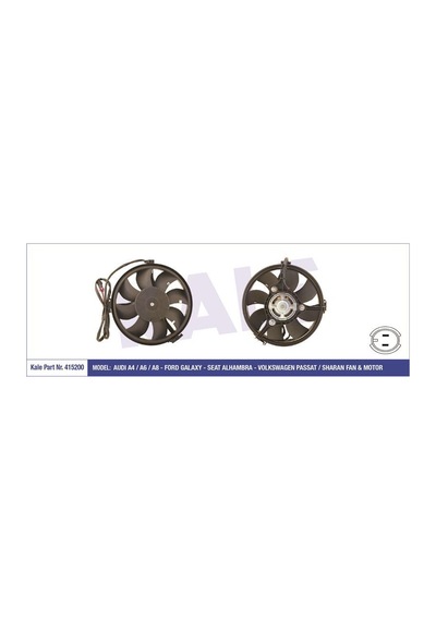 KALE 415200 FAN MOTORU PASSAT B5 97- SHARAN 96- / A4 97- A6 98- A