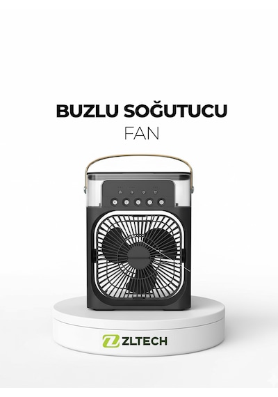 Taşınabilir Kablolu Su Püskürtmeli Buzlu Serinletici Vantilatör Mını Fan
