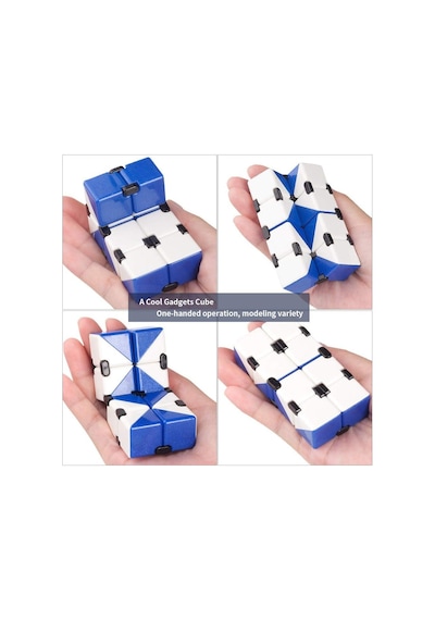 Renkli İnfinity Cube Sonsuzluk Küpü Sihirli Küp Fidget Stres Küpü Stres Giderici Oyuncak 1 Adet